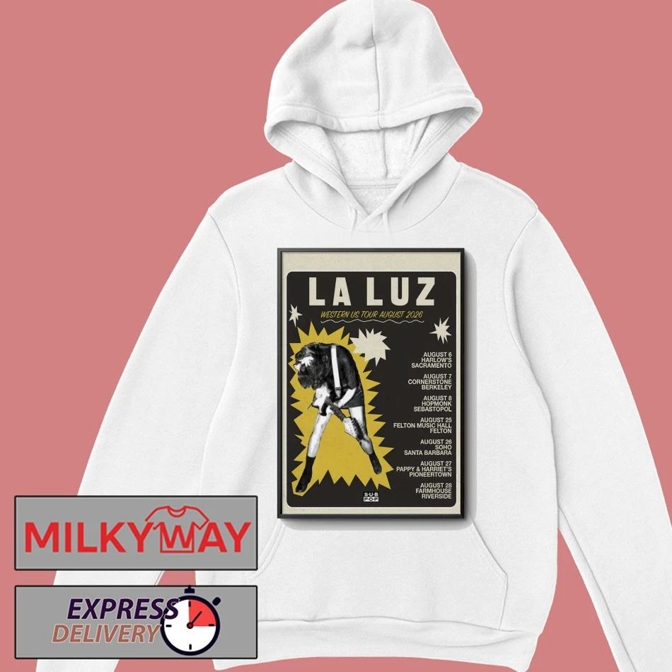 La Luz 2026 Western US Tour Poster shirt