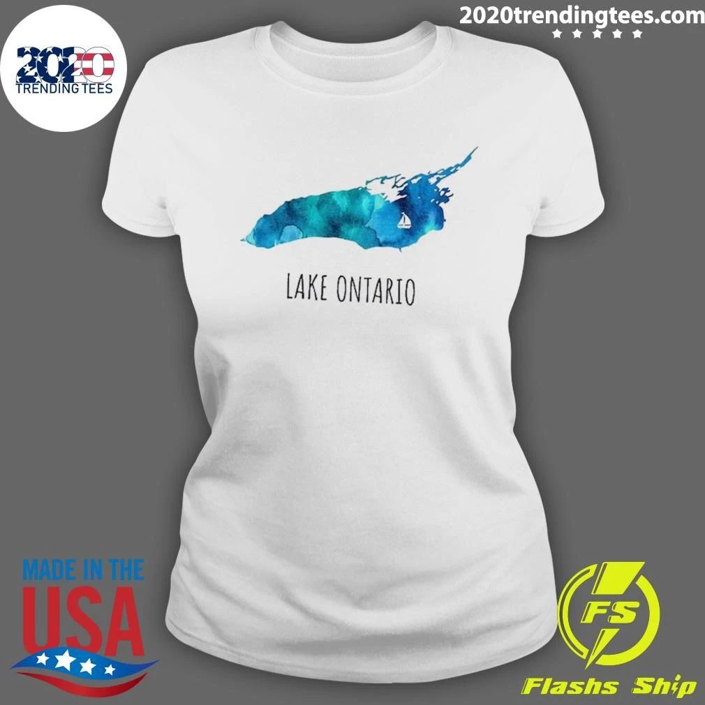 Lake Ontario Canada Map Shirt