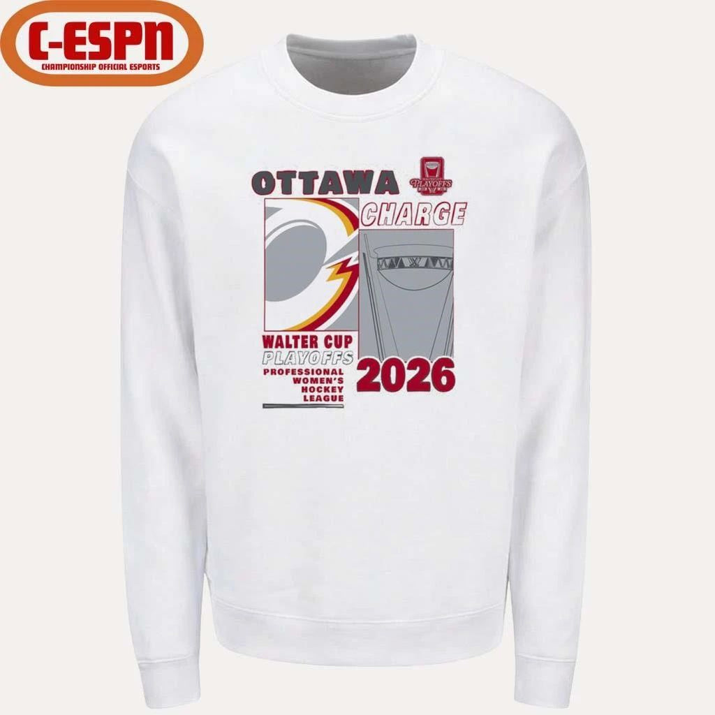 Ottawa Charge 2026 PWHL Walter Cup Playoffs Fragments Shirt