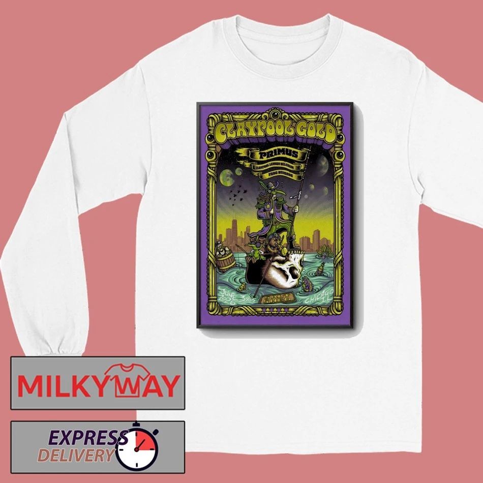 Primus Jun 3 2026 The Salt Shed In Chicago IL Poster shirt