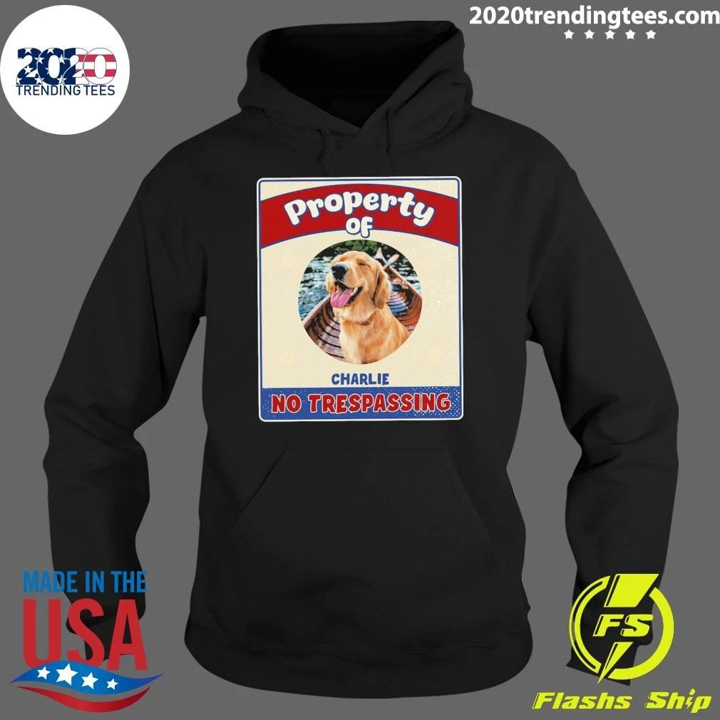 Dog Chibi Property Of Charlie No Trespassing Shirt