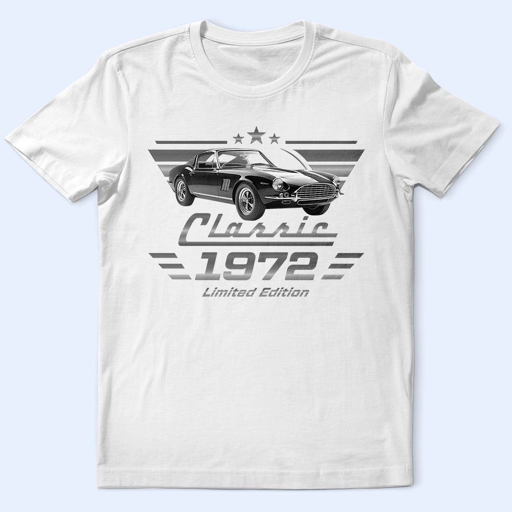 Custom Photo Classic Car Limited Edition - Personalized T Shirt