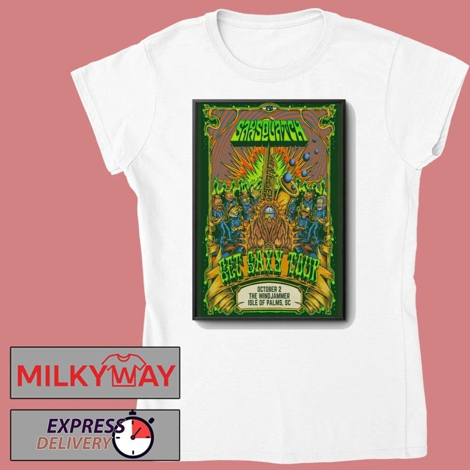 SAXSQUATCH at The Windammer’s NÜTRL Beach Stage October 2nd Poster shirt
