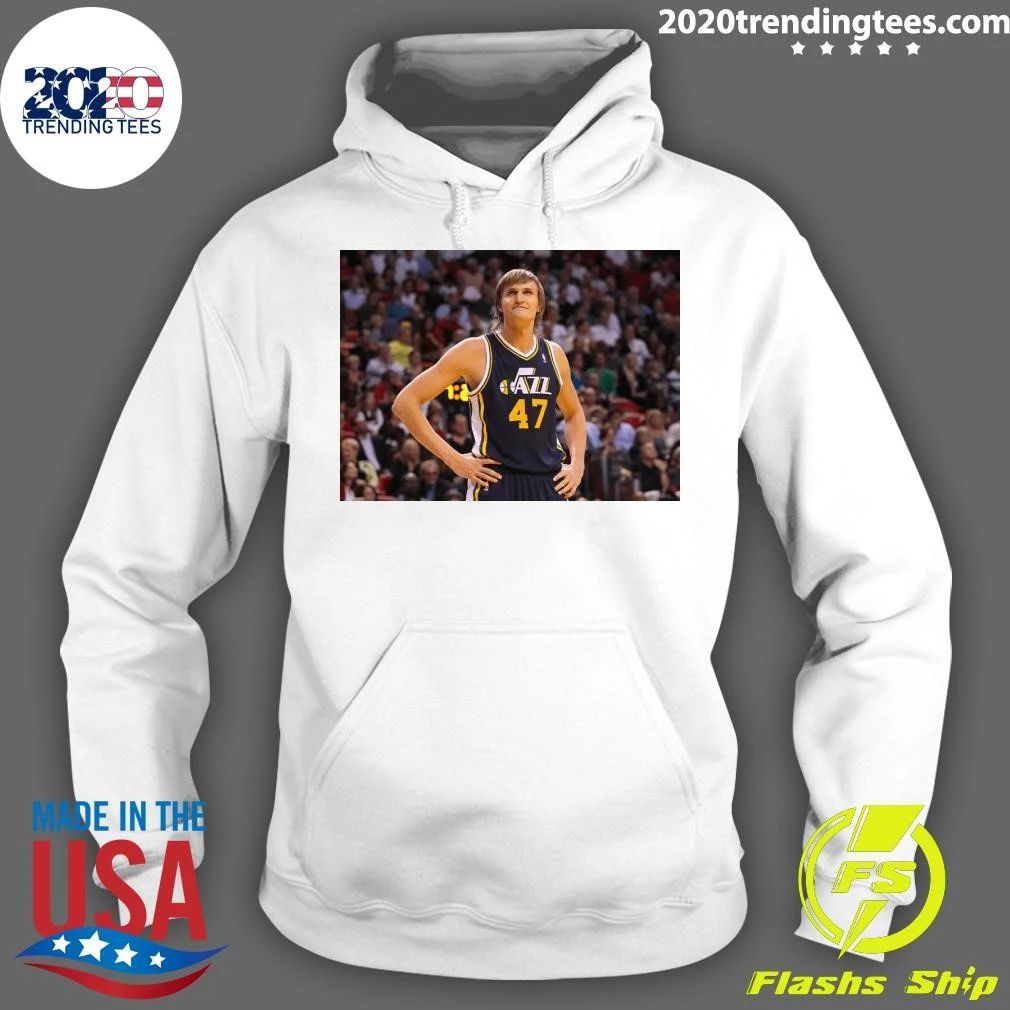 Andrei Kirilenko AK-47 Utah Jazz No. 47 Classic NBA Basketball Shirt
