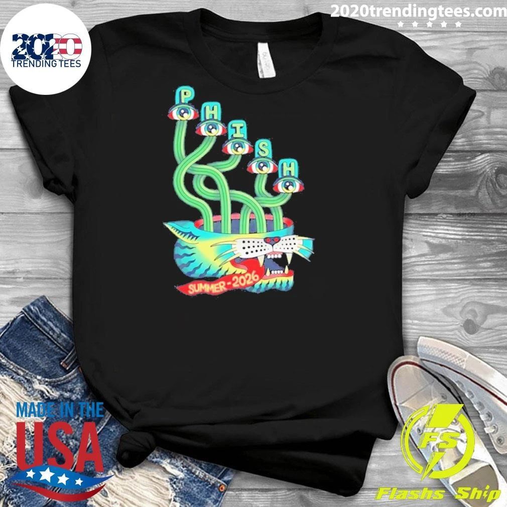 Phish Summer 2026 Jam Band Psychedelic Art Shirt
