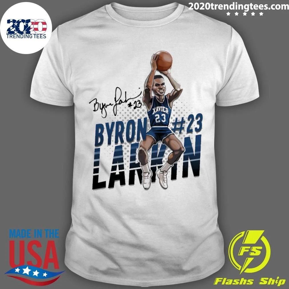 Byron Larkin Hall Of Heroes Signature Shirt