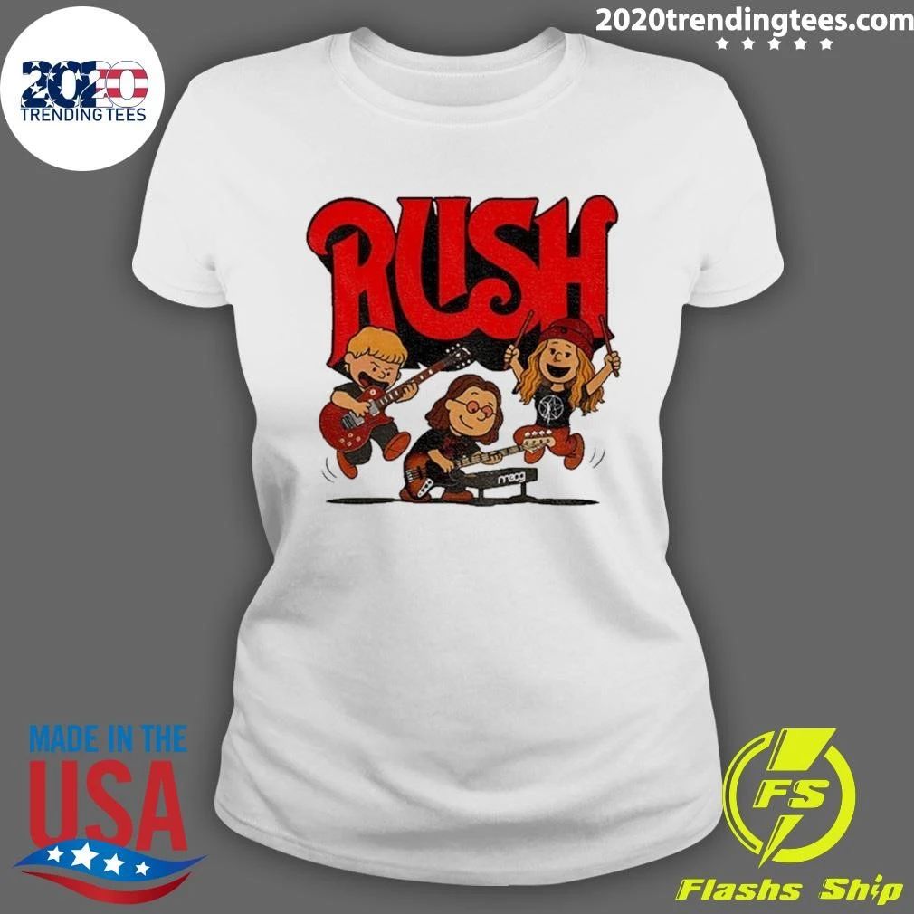 Rush with Anika Nilles Band Parody Rock Drummer shirt