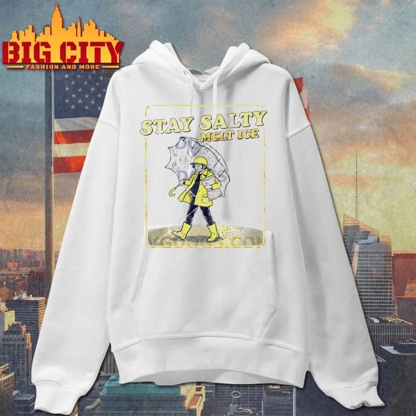 Stay Salty Melt Ice Vintage Rain Girl T-shirt