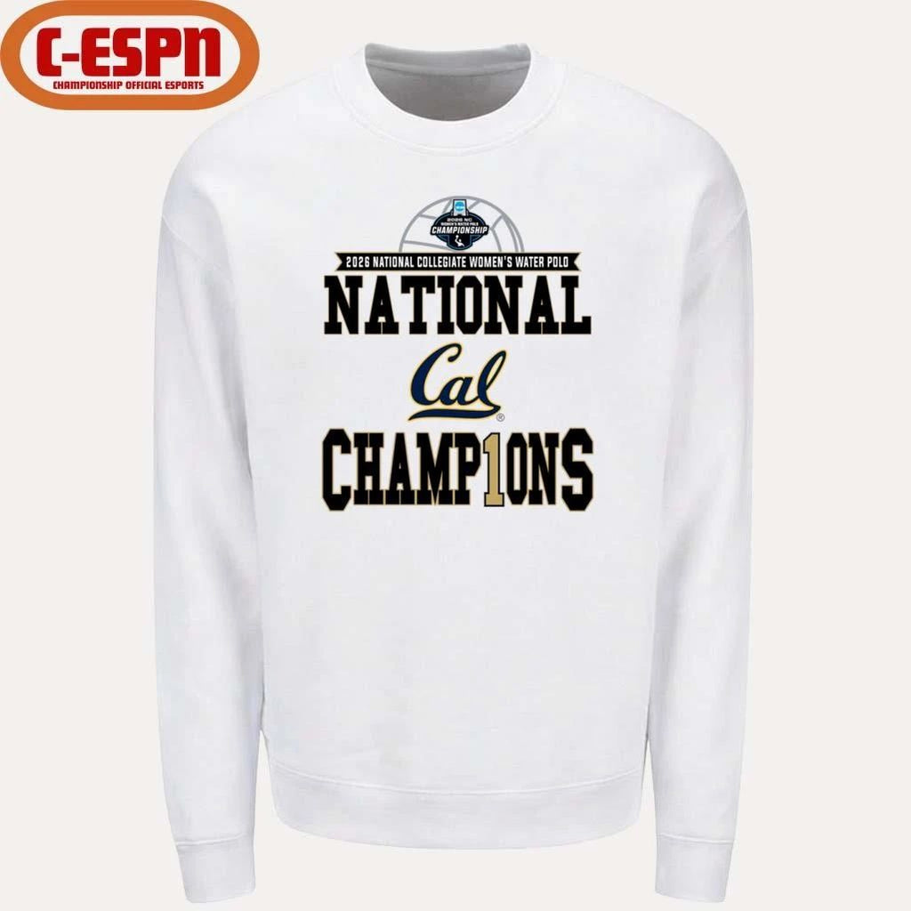 California Golden Bears 2026 NCAA Division I Women’s Water Polo National Champions T-Shirt
