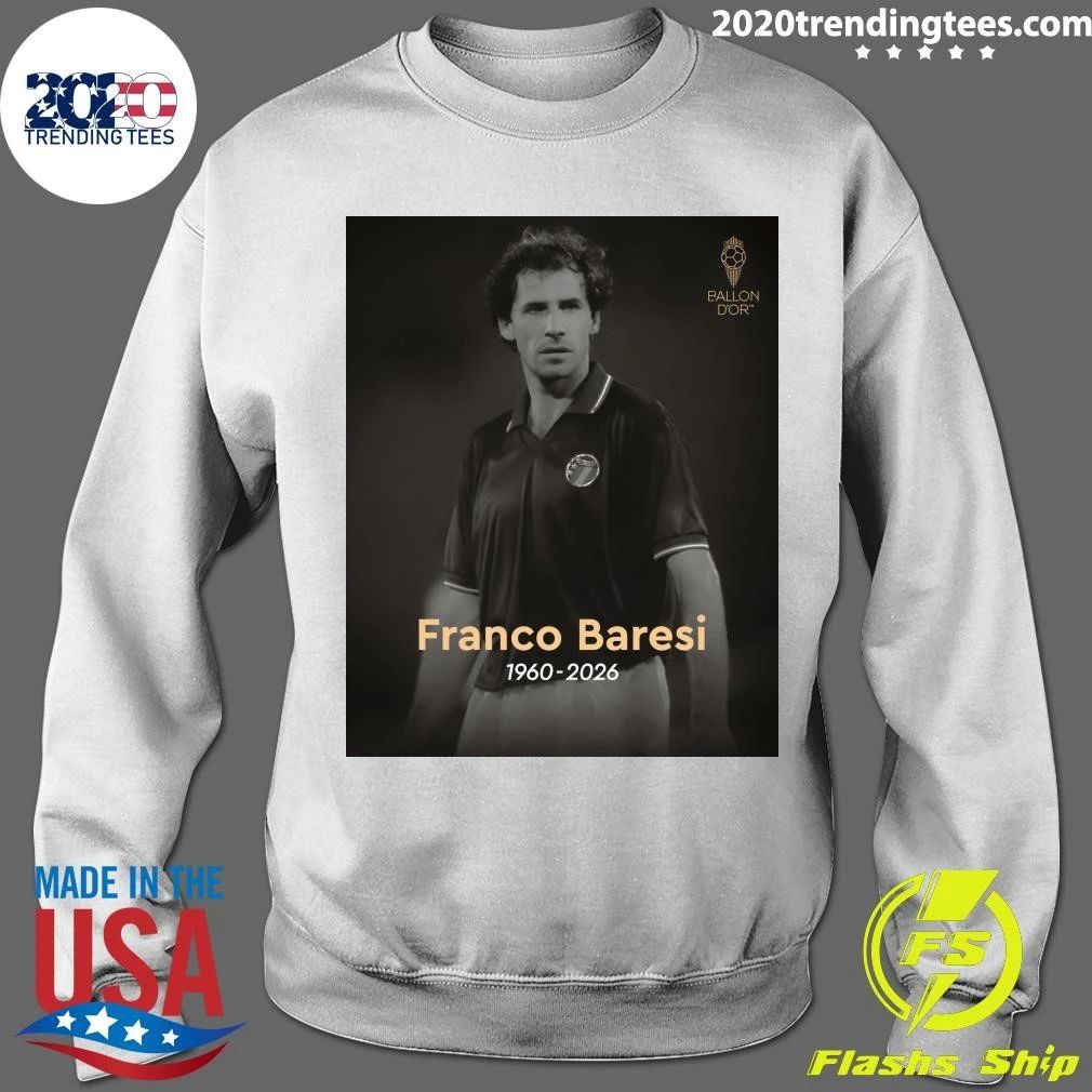 Rip Franco Baresi 1960-2026 Shirt