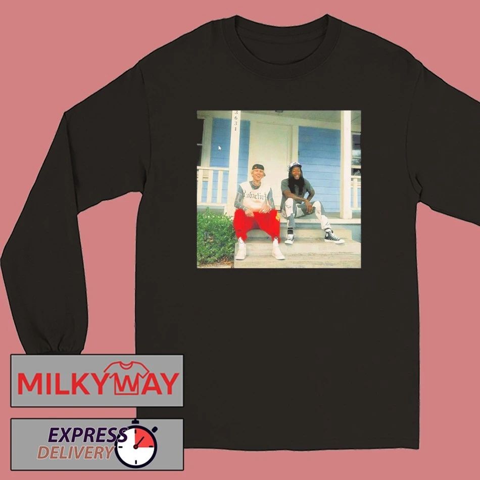 Machine Gun Kelly MGK x Wiz Khalifa Blog Era Boyz Mixtape Cover T-Shirt
