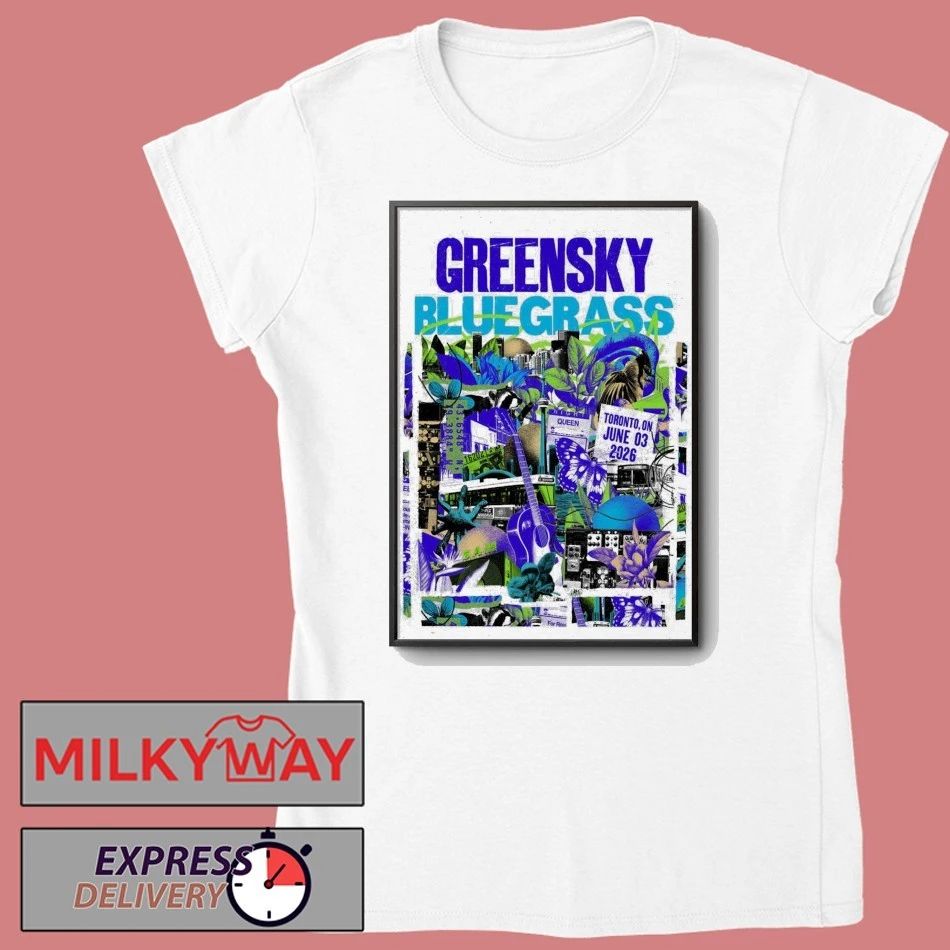 Greensky Bluegrass 2026 Summer Tour Poster shirt
