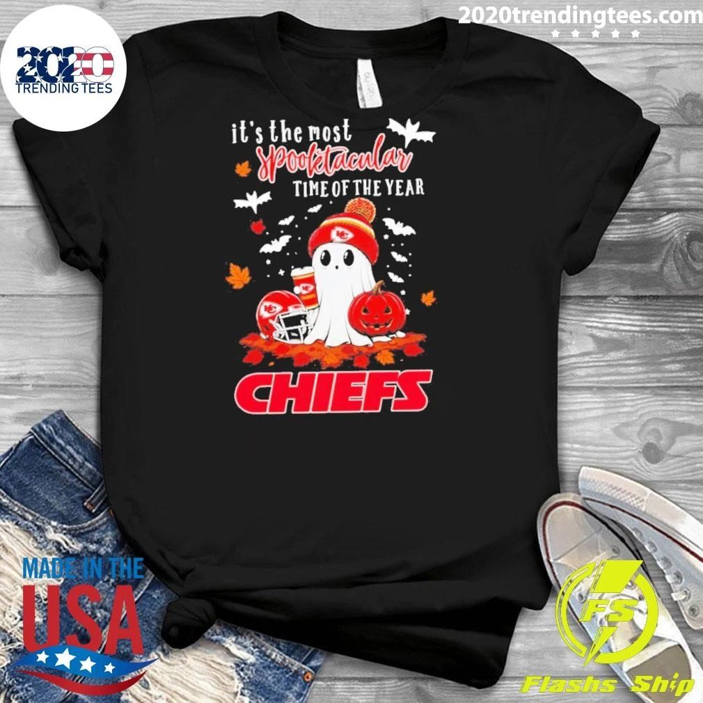 Ghost Halloween 2026 Kansas City Chiefs It’s The Most Spooktacular Time Of The Year Shirt
