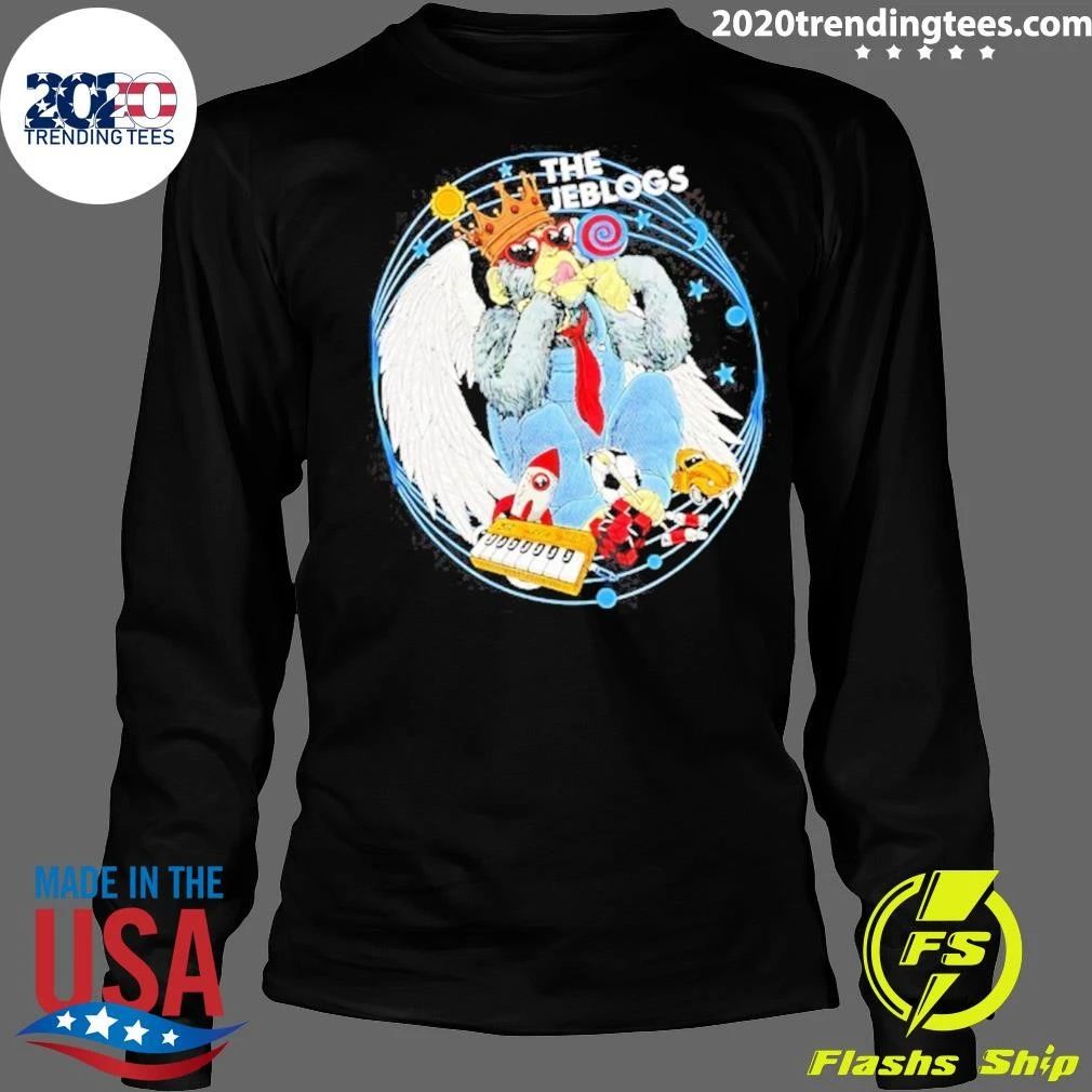 The Jeblogs Monkey With Crown And Wings Shirt