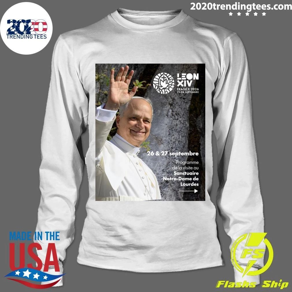 Pope Leo XIV France Septembre 25-28 2026 Shirt