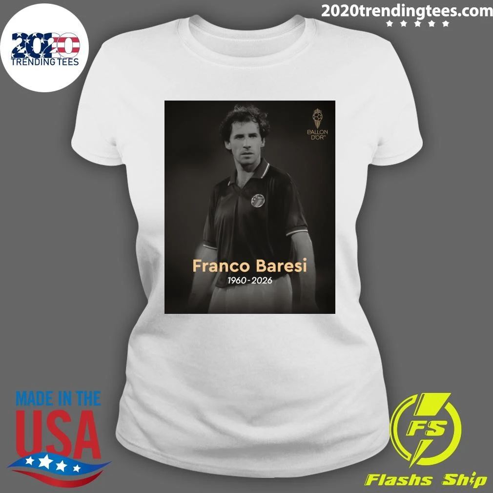 Rip Franco Baresi 1960-2026 Shirt