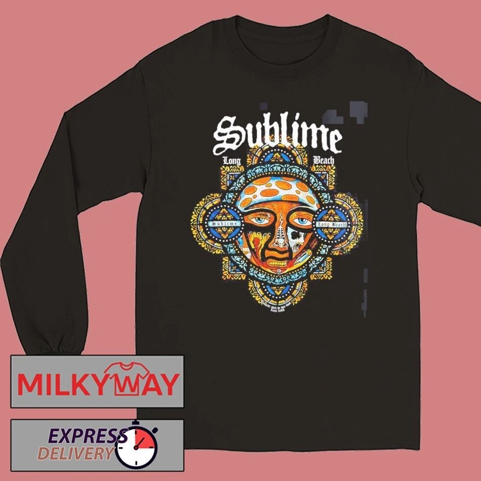 Sublime 2026 World Tour And Festival Merch With City List Two Sided T-Shirt