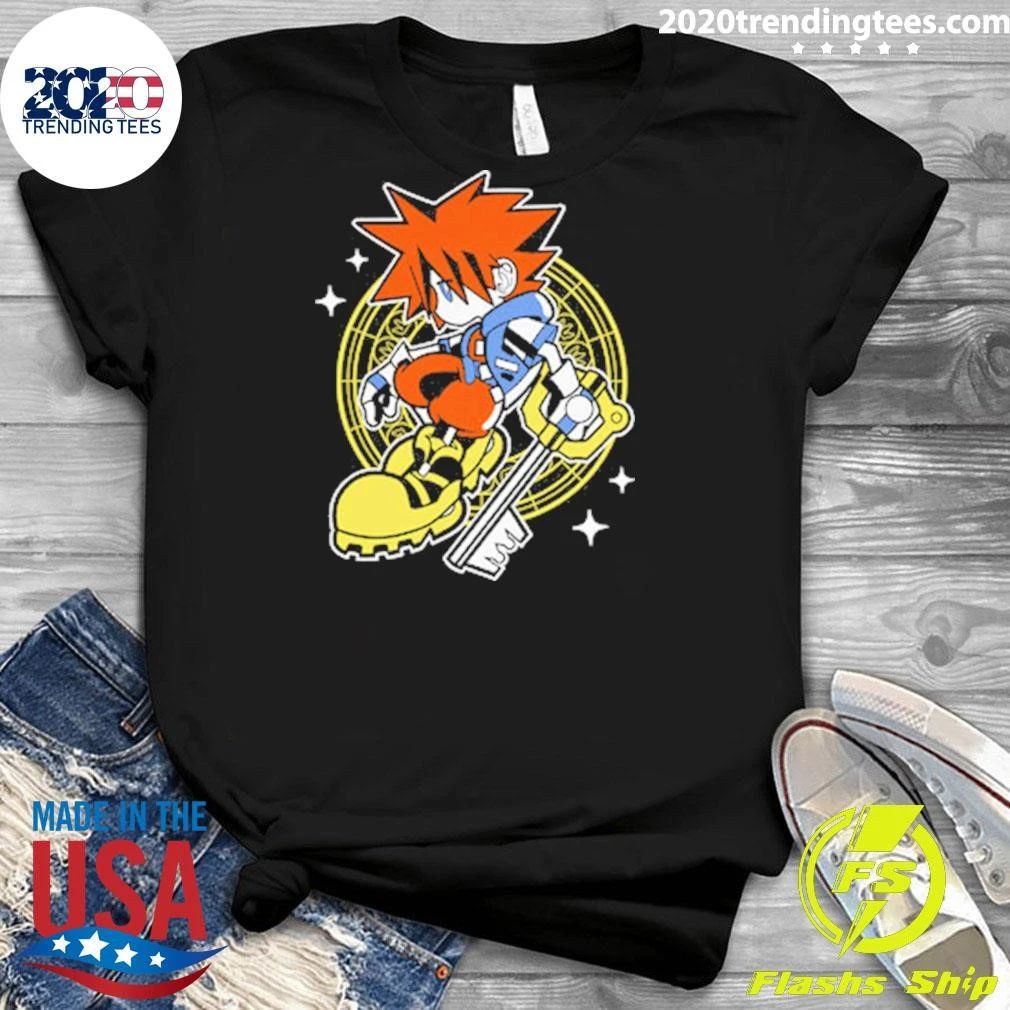Kingdom Hearts Compilation Sora in Keyblade Shirt