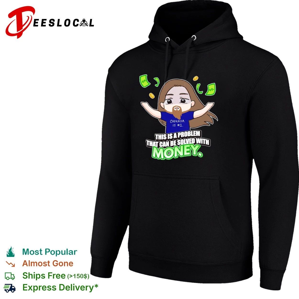 Chihaya Is #1 This Is a Problem That Can Be Solved With Money T-shirt