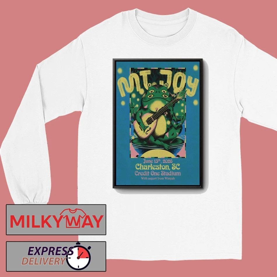 Mt. Joy Credit One Stadium In Charleston SC June 13 2026 Poster shirt