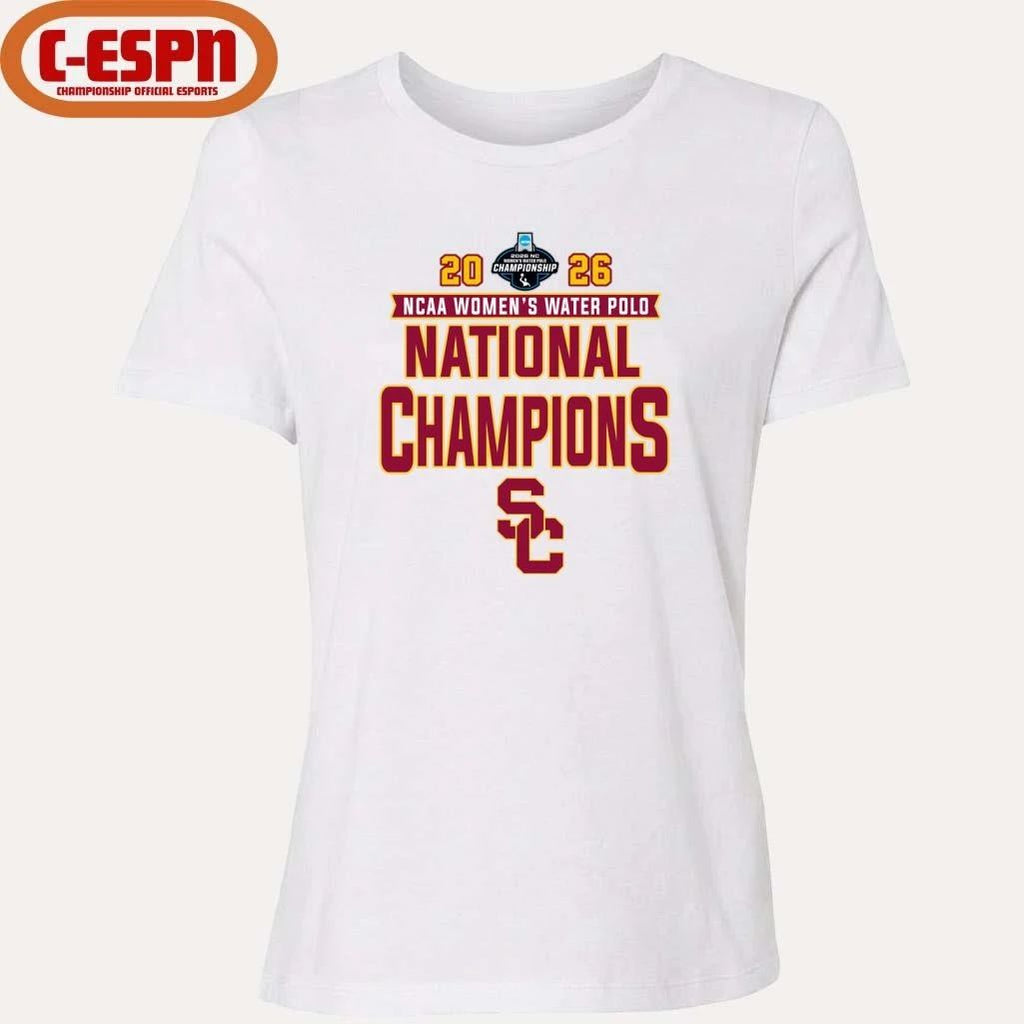USC Trojans Women’s Water Polo 2026 NCAA National Champions Shirt
