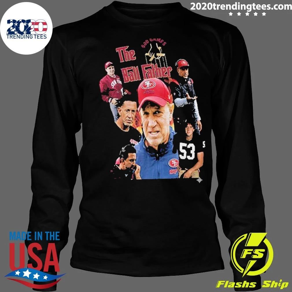 George Kittle The Ball Farther 500 Games Shirt