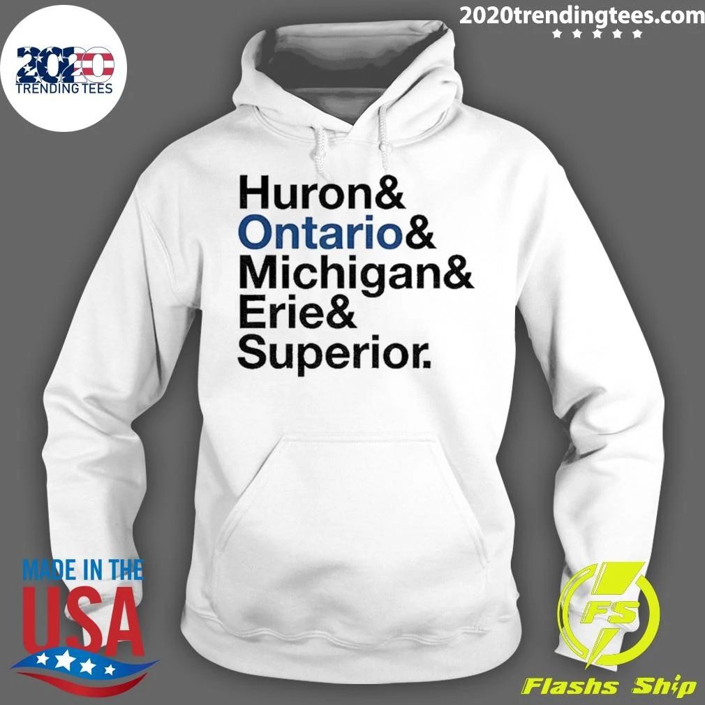 Huron Ontario Michigan Erie Superior Shirt
