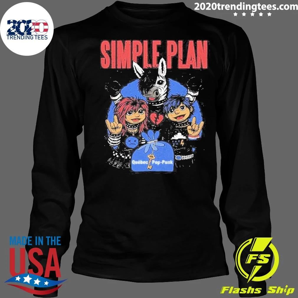 Simple Plan Quebec Pop Punk Montreal Warped 2026 Tour Shirt