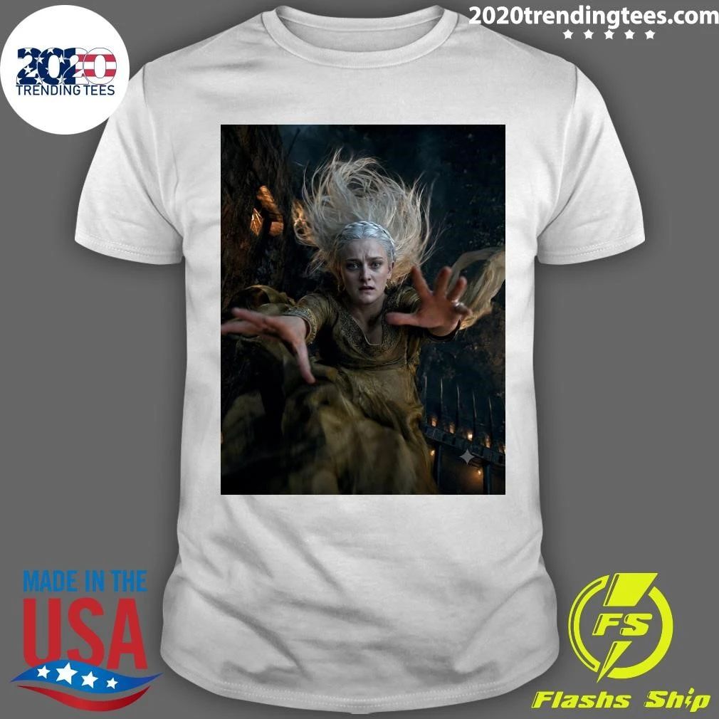 Helaena Targaryen Silver-Haired Fantasy Woman in Dark Forest – House of the Dragon Shirt