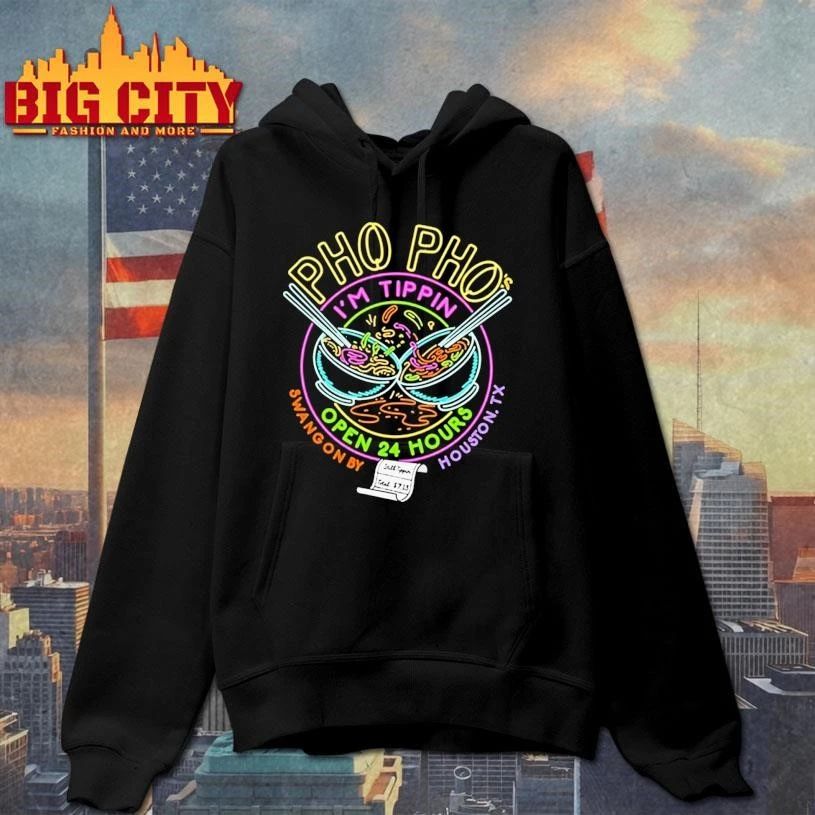 Pho Pho Im Tippin Open 24 Hours Logo Shirt