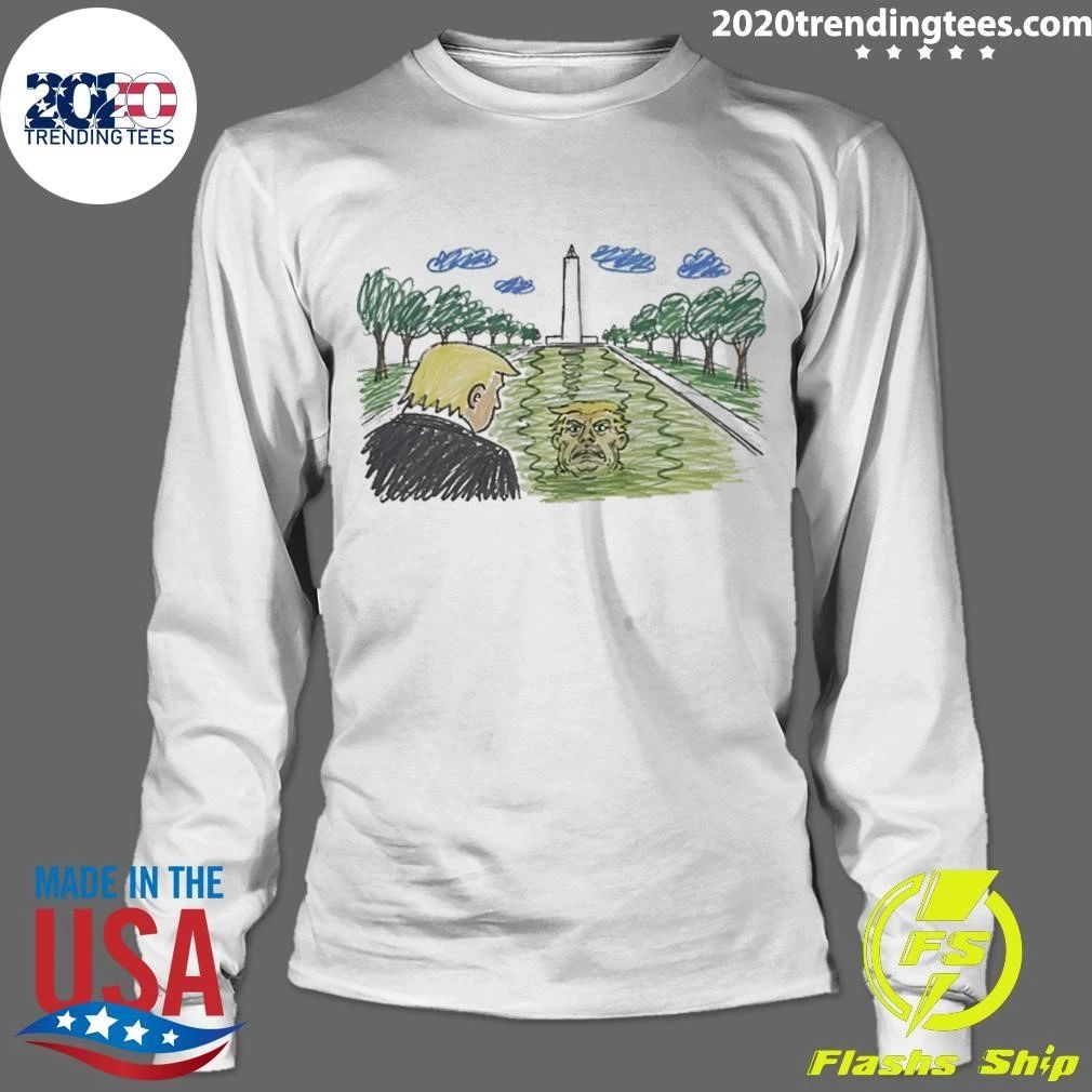 Reflecting Fool Donald Trump Washington Monument Shirt