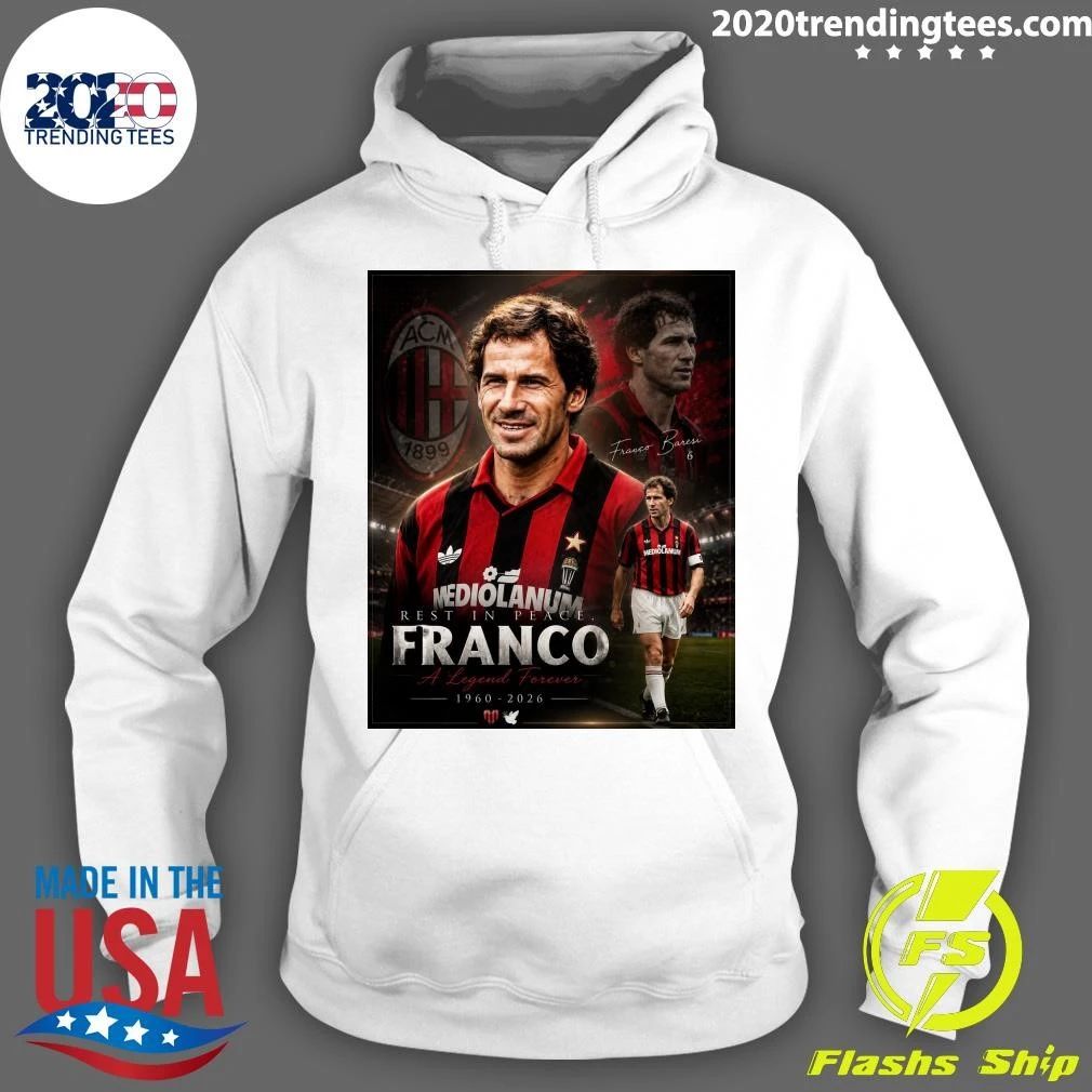 Former Milan Captain, Franco Baresi Has Sadly Passed Away At The Age Of 66-Years Old Shirt