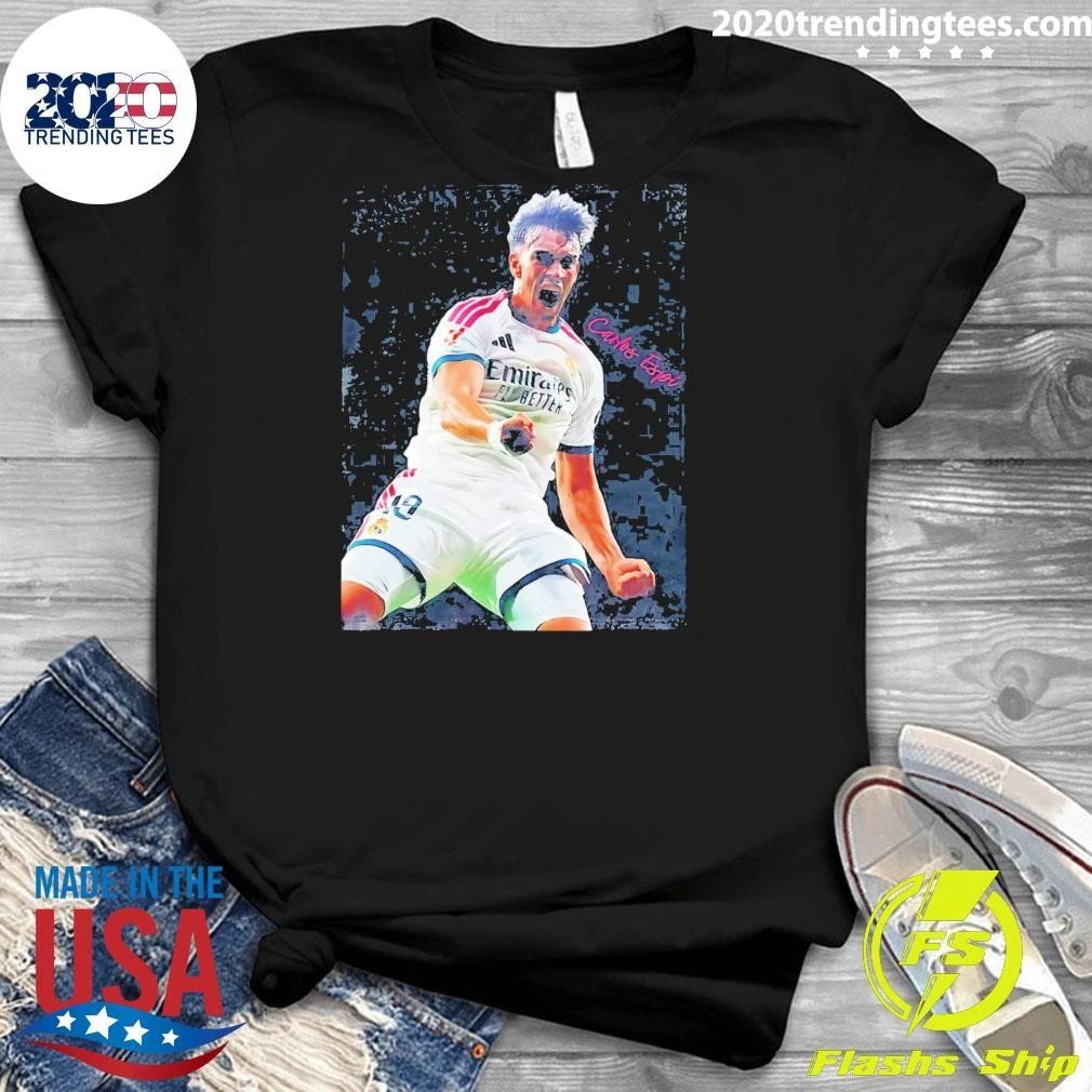 Carlos Espi Valencia Cf Mestalla Portrait Shirt