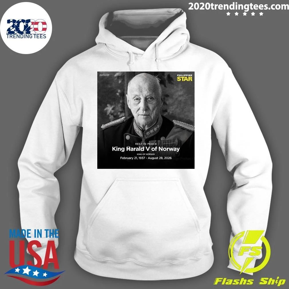 Rest In Peace King Harald V Of Norway King Of Norway February 1937 – August 2026 Shirt