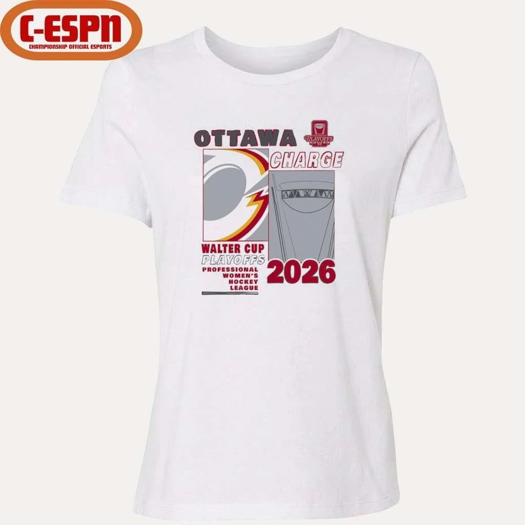 Ottawa Charge 2026 PWHL Walter Cup Playoffs Fragments Shirt