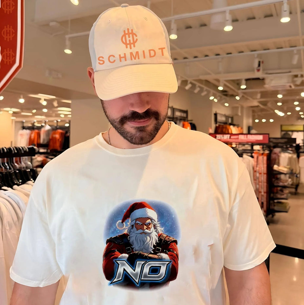 Santa Says No graphic shirt