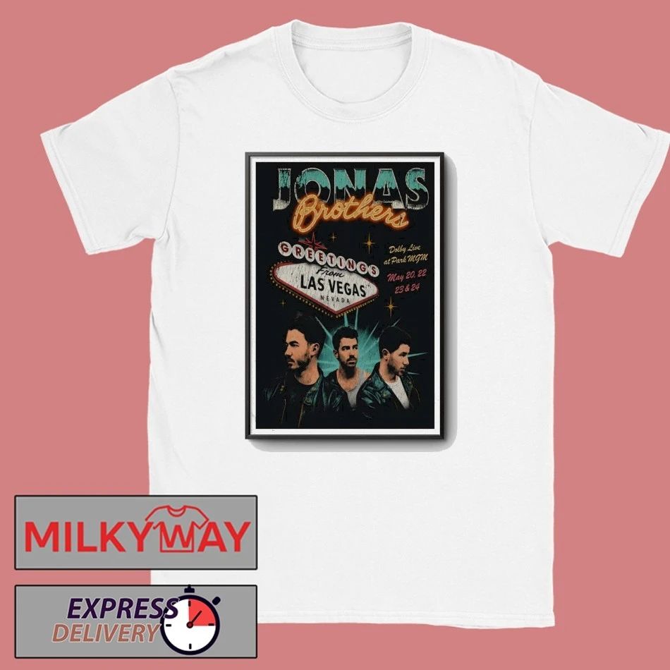 TOUR May 22 2026 Jonas Brothers Las Vegas Concert Poster shirt