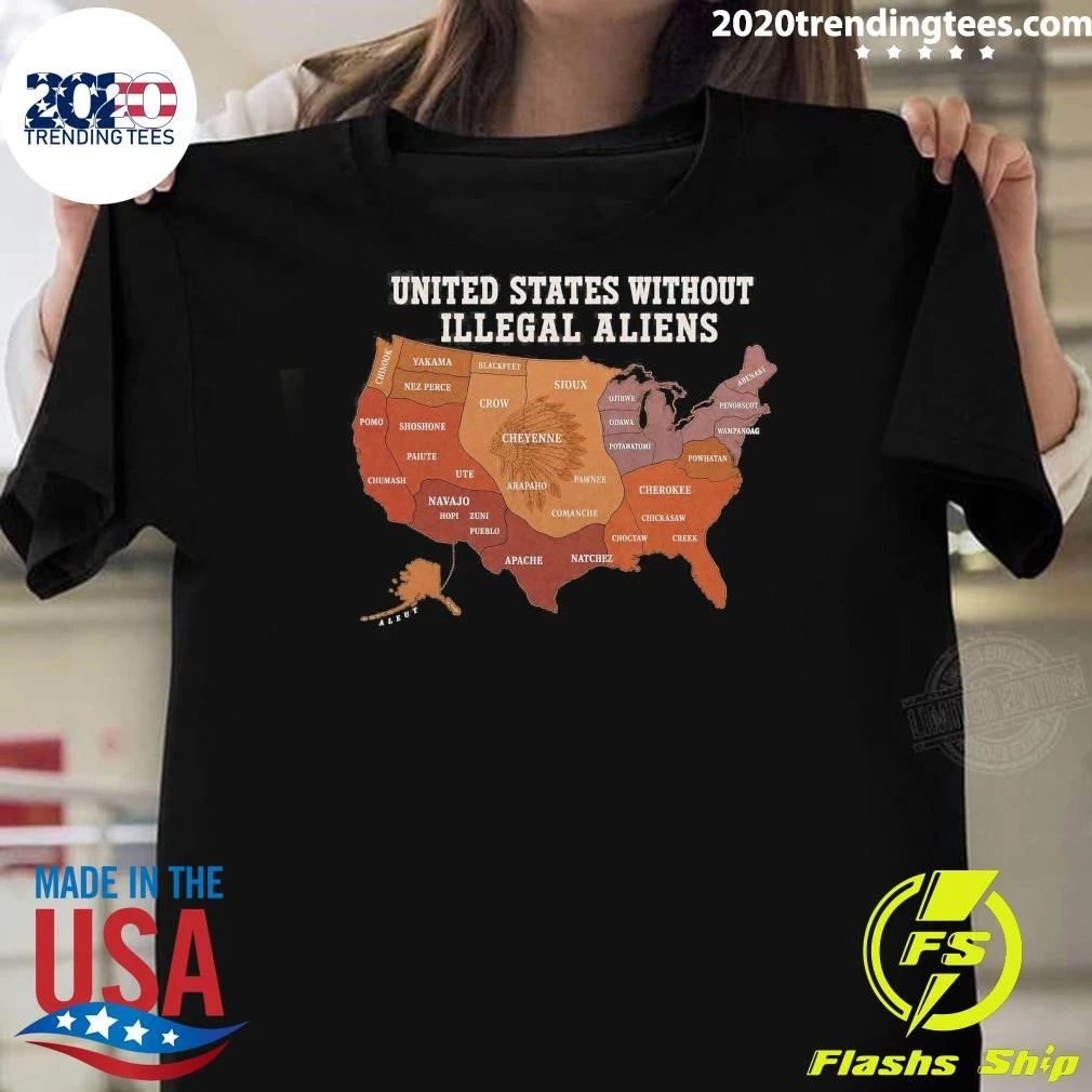 Native Americans United States Without Illegal Aliens Tee Shirt