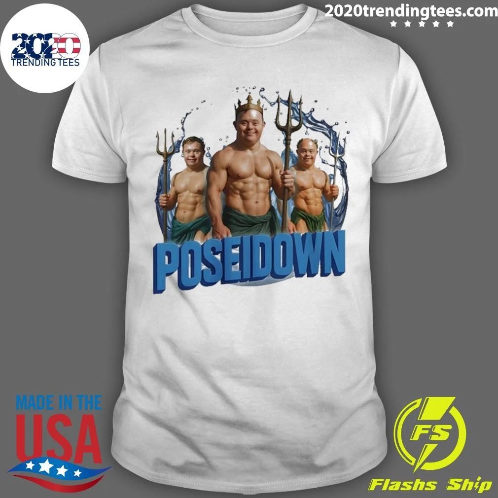 Poseidown Down Syndrome Trident Shirt