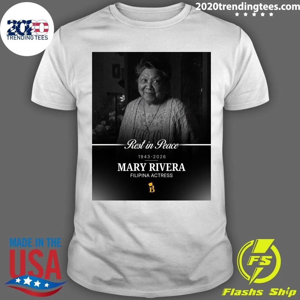 Rest In Peace 1943-2026 Mary Rivera Filipina Actress Shirt
