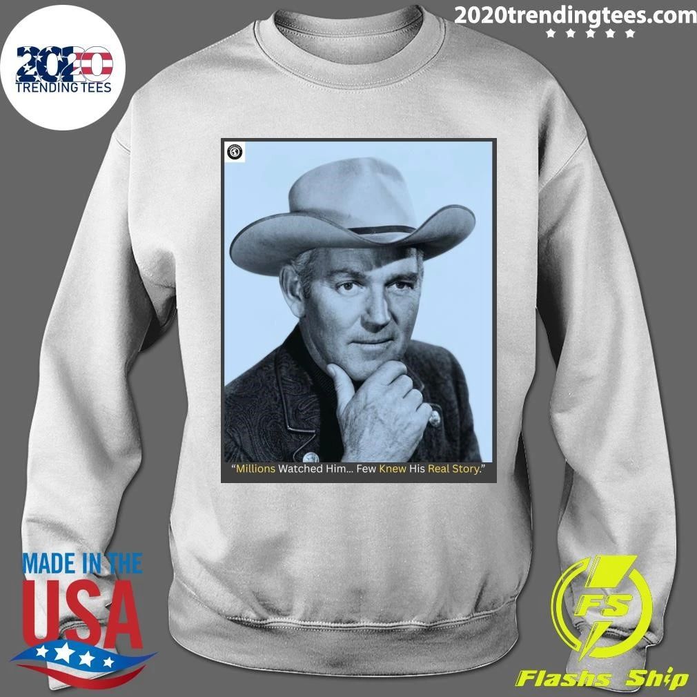 Millions remembered him as Bill Hawks on Wagon Train Shirt