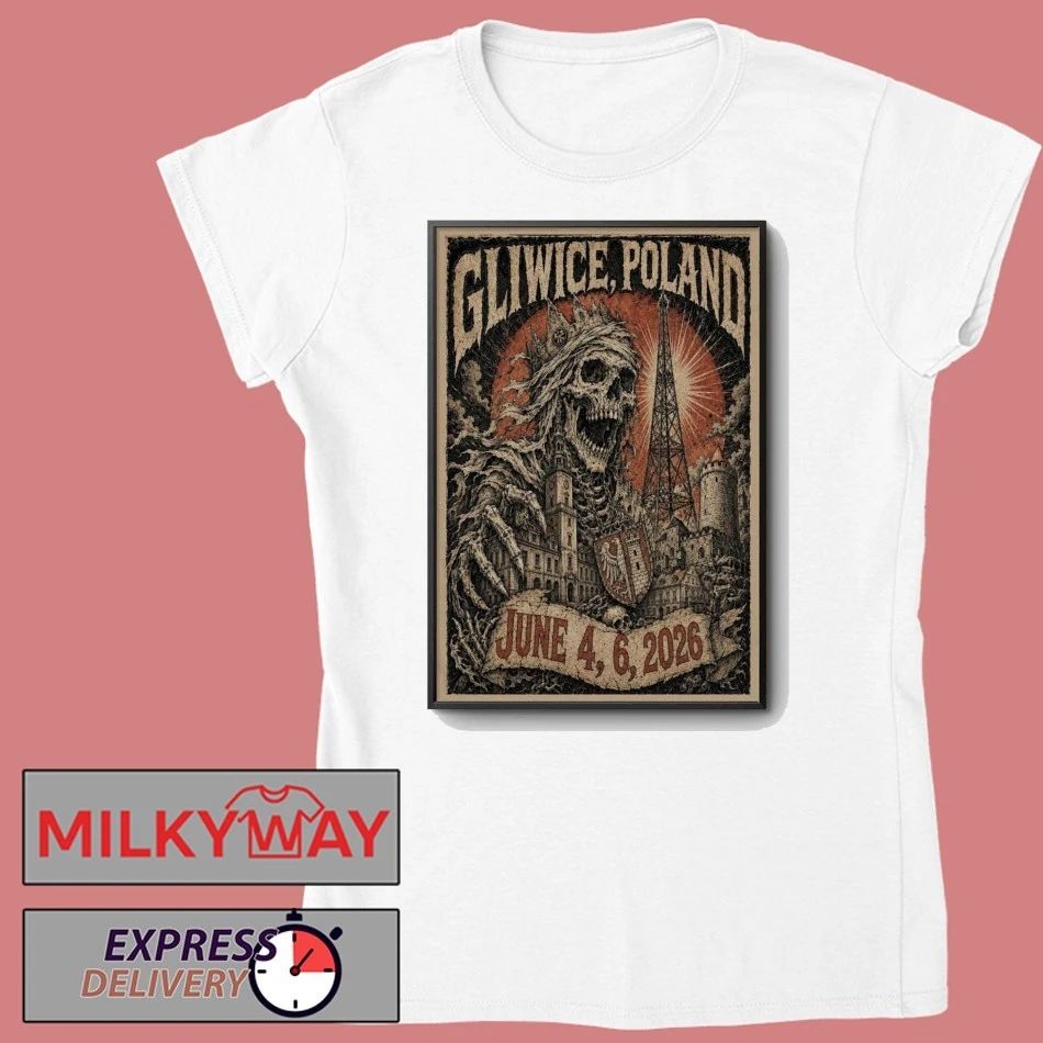 Tour Gliwice, Poland June 4 & 6 2026 Poster LIMITED shirt