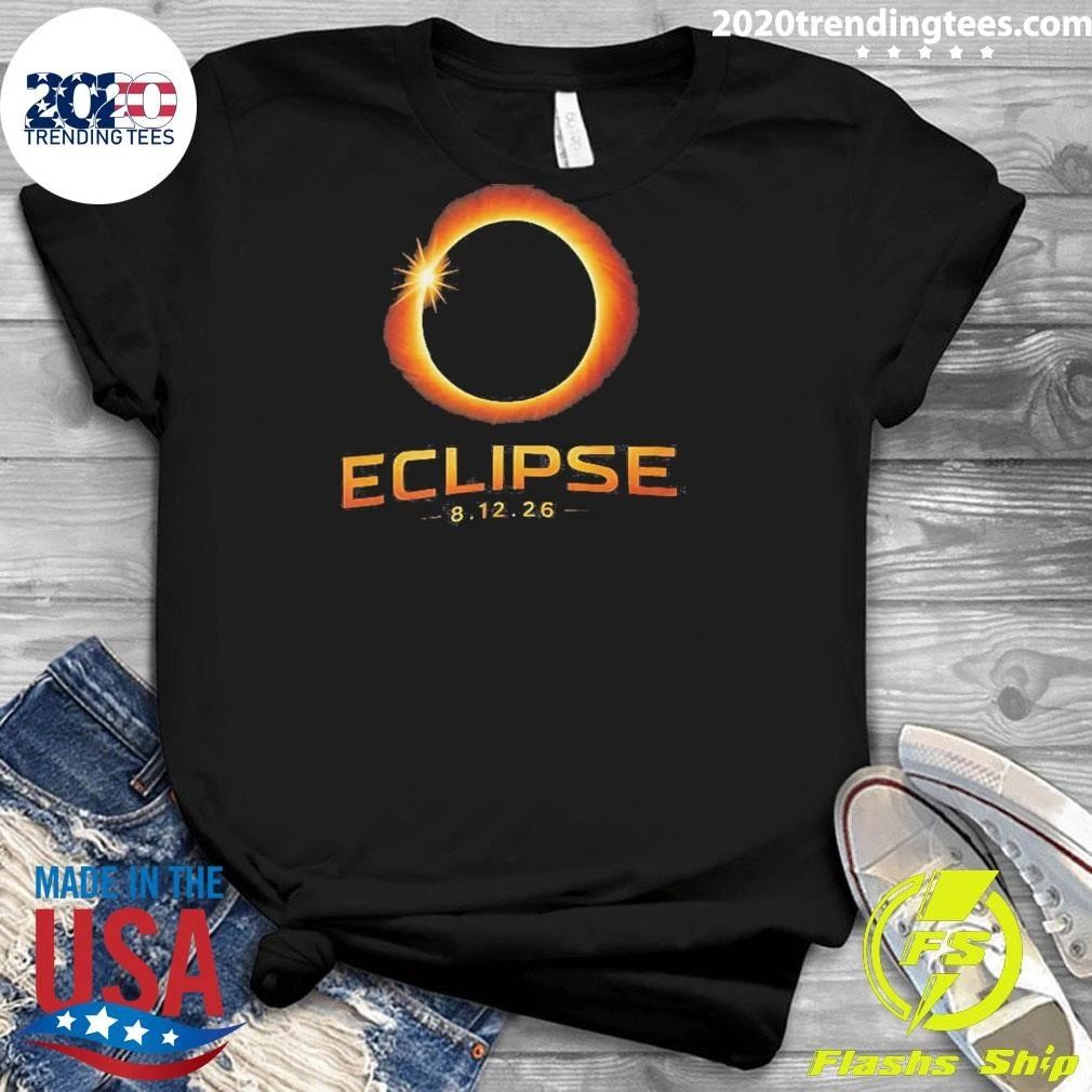 Solar Eclipse 2026 Total Solar Eclipse August 12 Shirt