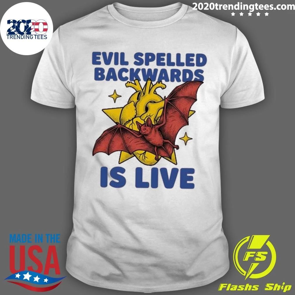 Vampire Dragon Dragon Evil Spelled Backwards is Live Shirt