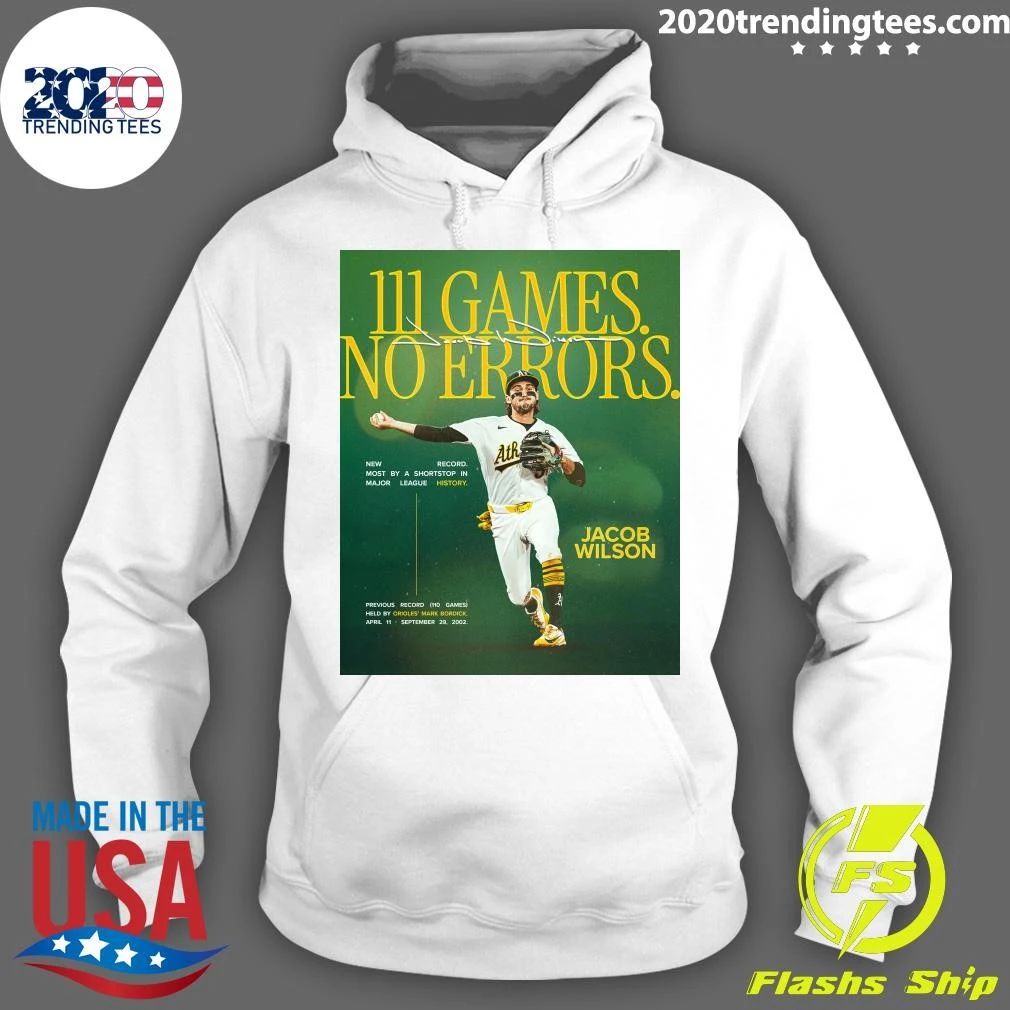 Jacob Wilson 111 Games No Errors Shirt