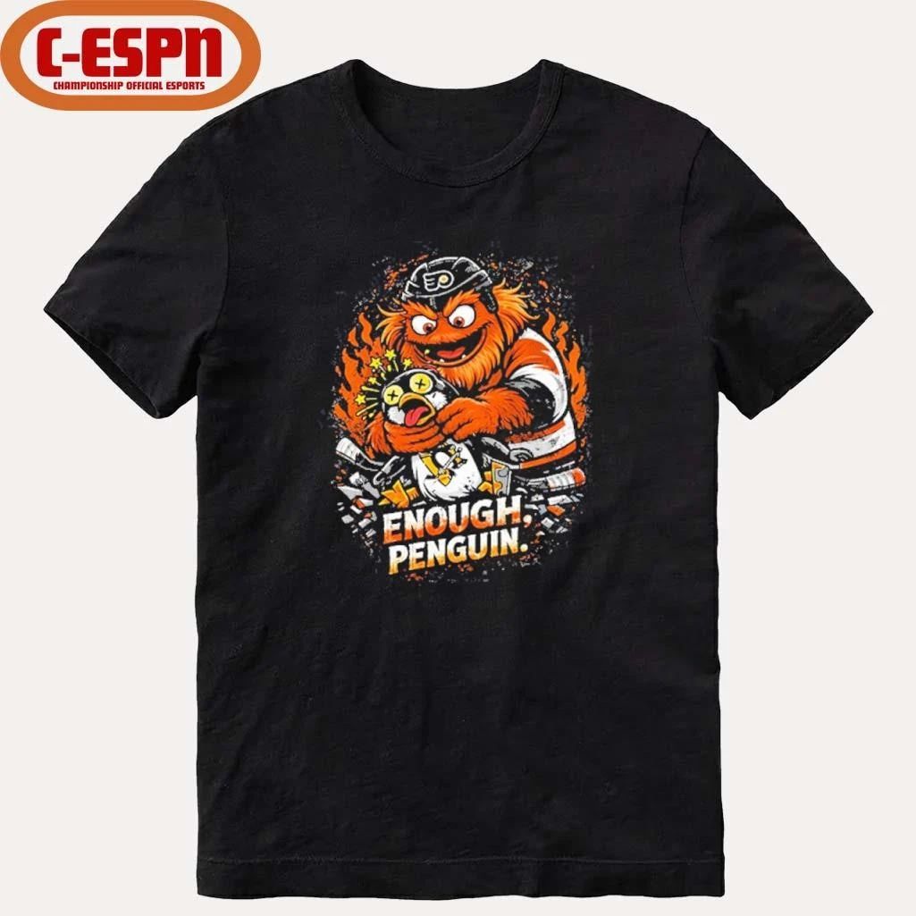 Philadelphia Flyers vs Penguins Gritty Enough, Penguin T-Shirt