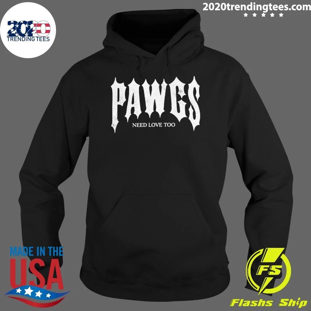 Damson Idris Pawgs Need Love Too Text Shirt
