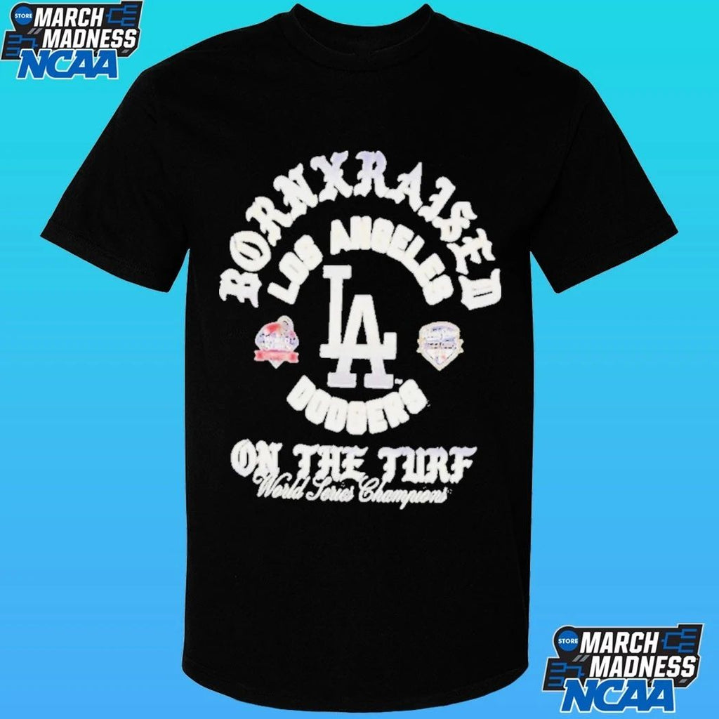 Los Angeles Dodgers Born X Raised On The Turf Shirt