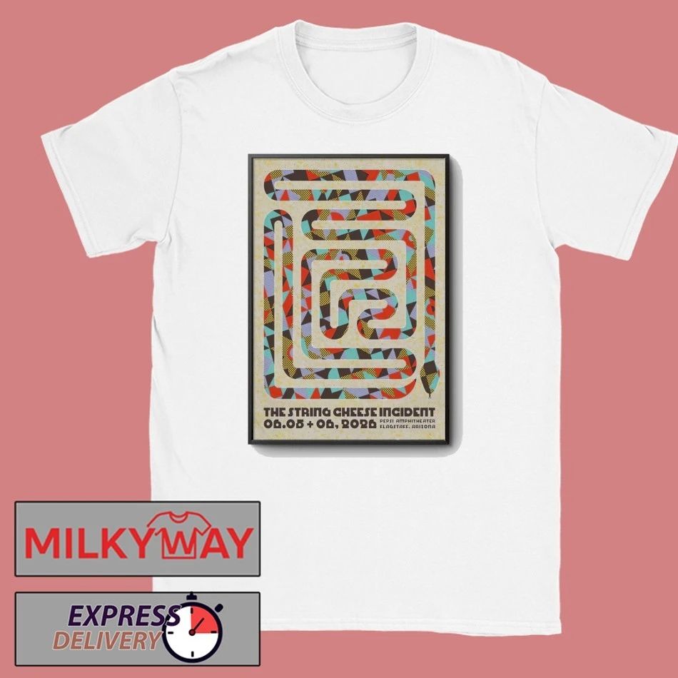 The String Cheese Incident June 5-6, 2026 Pepsi Amphitheater Flagstaff, Ariz Poster shirt