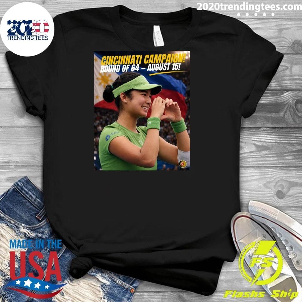 Alexandra Eala Cincinnati Campaign Round Of 64 August 15 Shirt